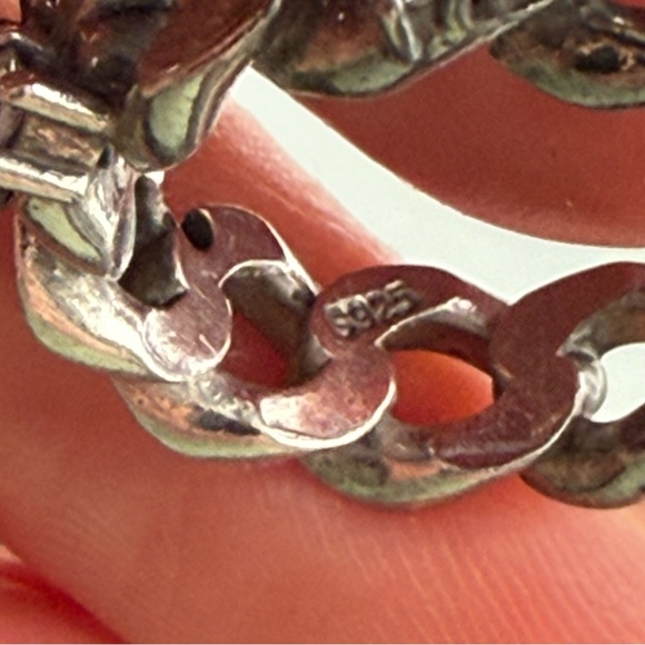 Sterling green zircon ring - Picture 12 of 13